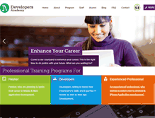 Tablet Screenshot of developersacademy.org